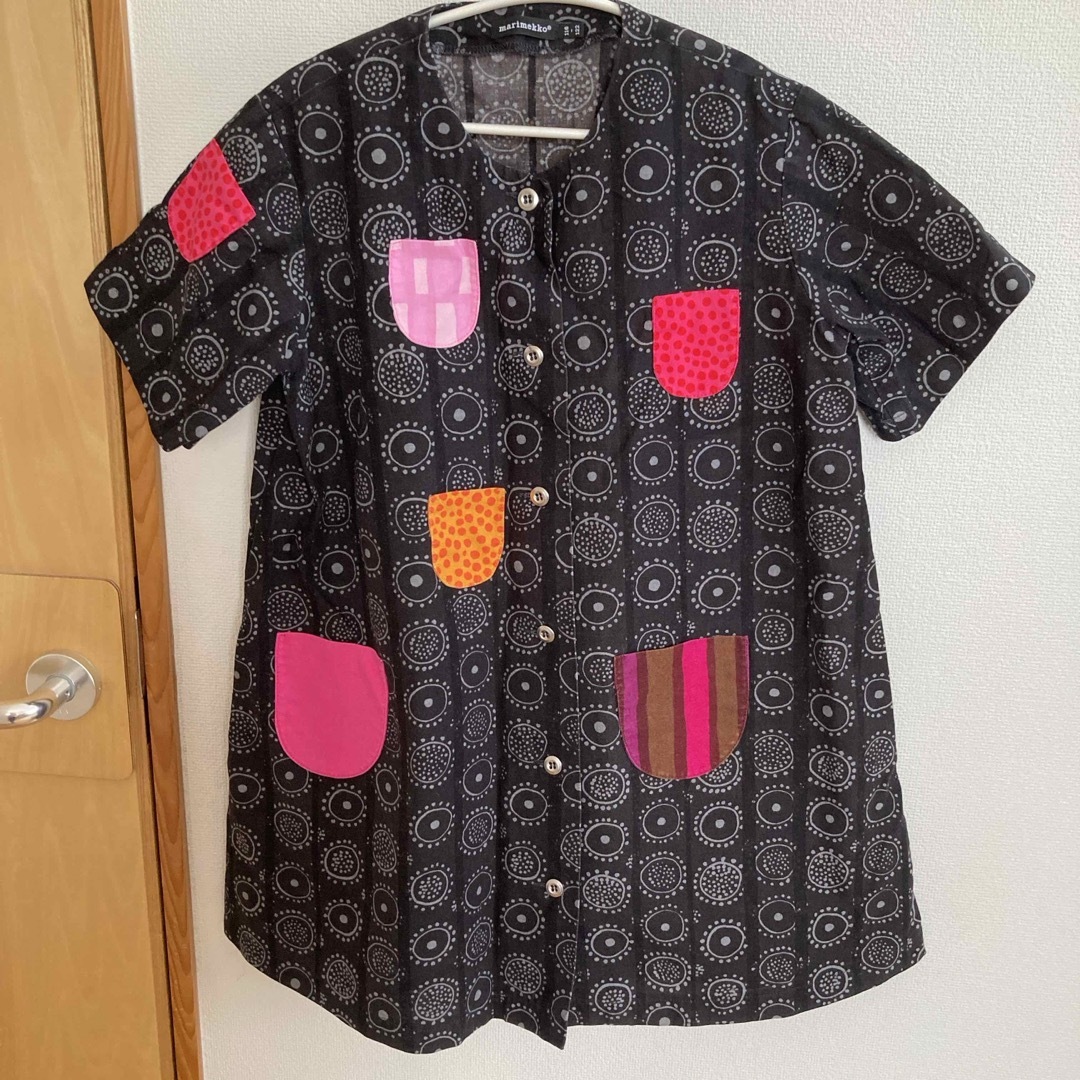 marimekko(マリメッコ)のmarimekko キッズ用ハッピードレス 116-122 キッズ/ベビー/マタニティのキッズ服女の子用(90cm~)(ワンピース)の商品写真