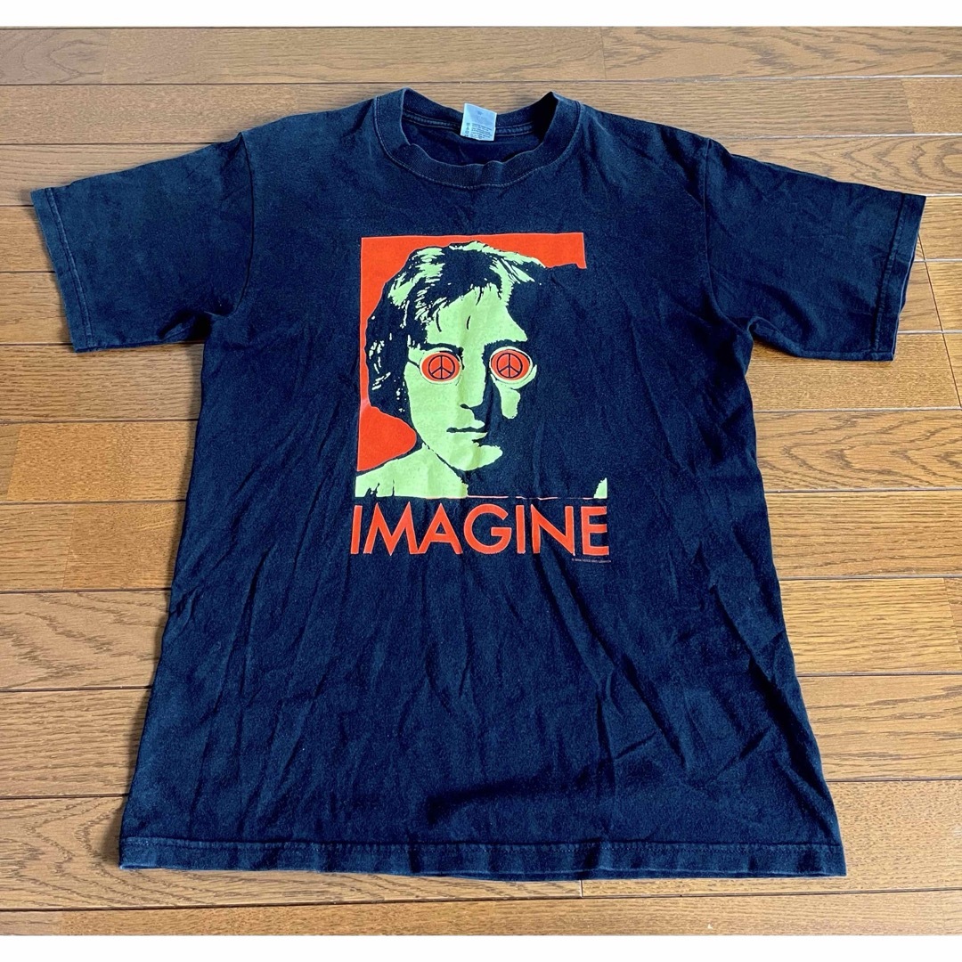 Anvil(アンビル)の2004 コピーライト ヨーコオノ レノン IMAGINE Tシャツ サイズM メンズのトップス(Tシャツ/カットソー(半袖/袖なし))の商品写真