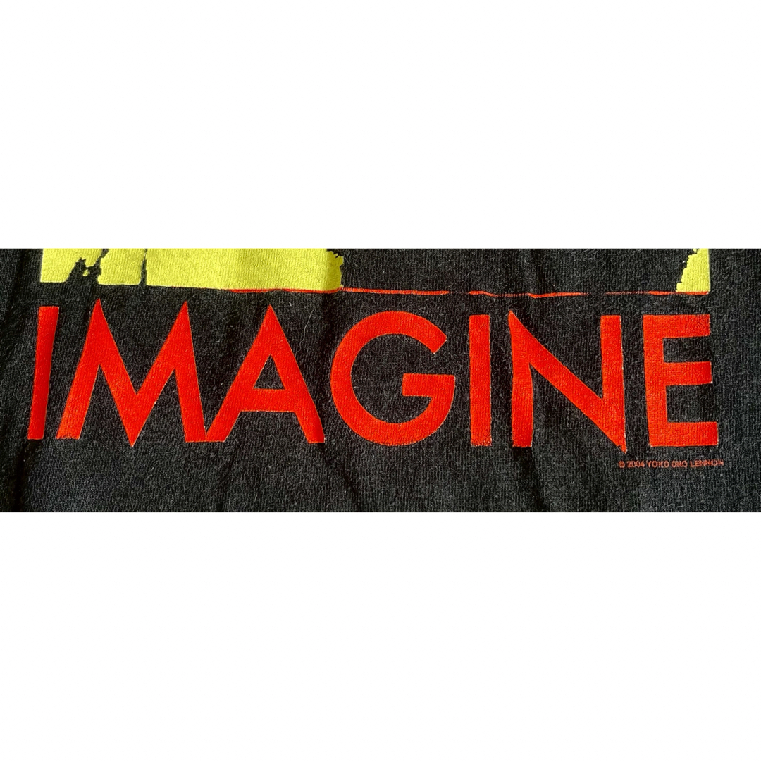 Anvil(アンビル)の2004 コピーライト ヨーコオノ レノン IMAGINE Tシャツ サイズM メンズのトップス(Tシャツ/カットソー(半袖/袖なし))の商品写真