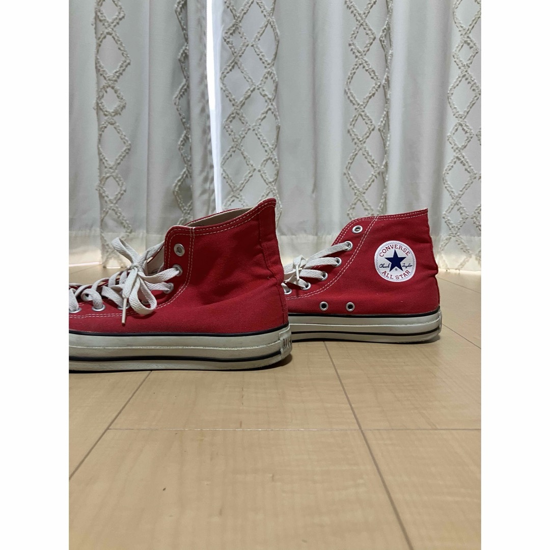 CONVERSE(コンバース)のコンバース　オールスターハイ　レッド　26.5センチ メンズの靴/シューズ(スニーカー)の商品写真