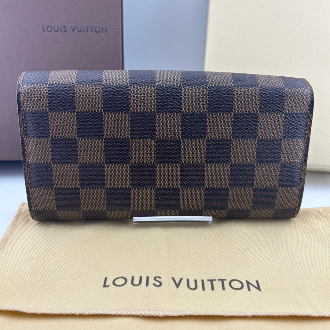 LOUIS VUITTON(ルイヴィトン)のルイヴィトン ダミエ ポルトフォイユ サラ 財布 長財布 ブランド レディース レディースのファッション小物(財布)の商品写真