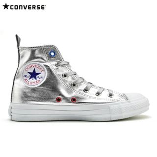 コンバース(CONVERSE)のコンバース　オールスターハイ　スペースウォーク　シルバー　27センチ(スニーカー)