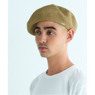 Huntism ベレー帽 Switching Beret リネン