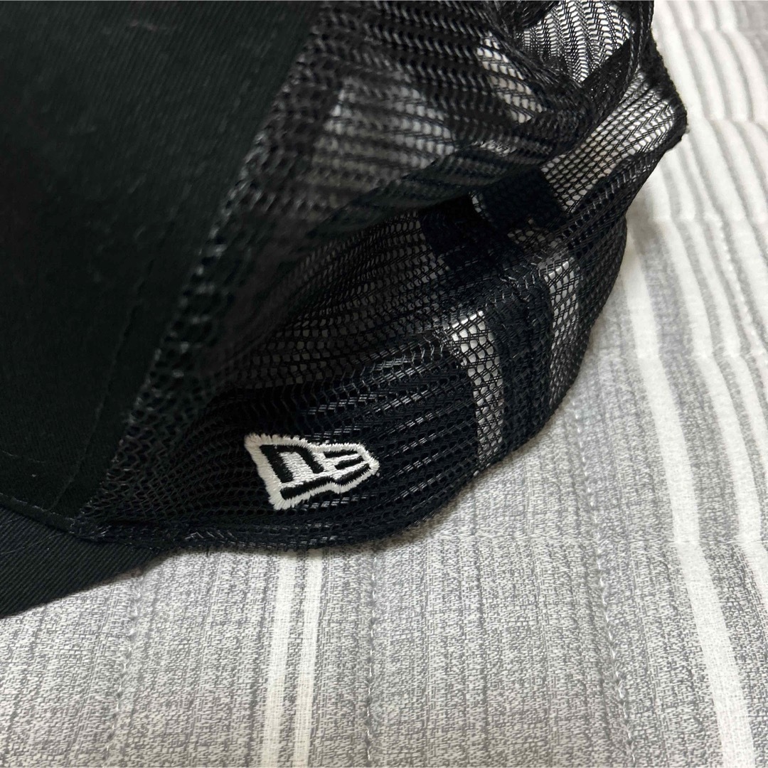 NEW ERA(ニューエラー)のニューエラ　NEW ERA   キャップ　メッシュ　ブラック　フリーサイズ メンズの帽子(キャップ)の商品写真