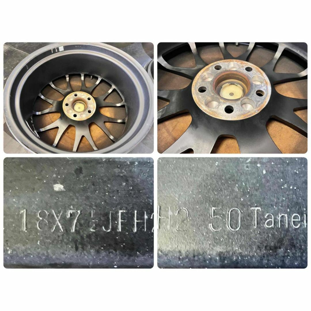 TWS107Mモノブロック　18インチ　新品タイヤ付　ミニ　３ドア、５ドア 自動車/バイクの自動車(タイヤ・ホイールセット)の商品写真