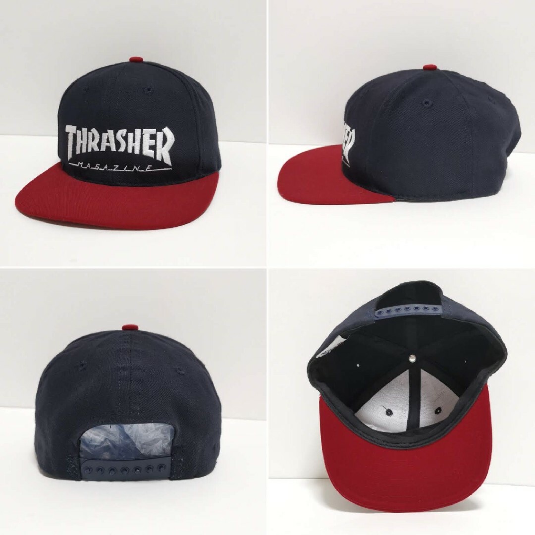 THRASHER(スラッシャー)の90s スラッシャー THRASHER スナップバックキャップ CAP USA製 メンズの帽子(キャップ)の商品写真