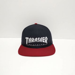 スラッシャー(THRASHER)の90s スラッシャー THRASHER スナップバックキャップ CAP USA製(キャップ)