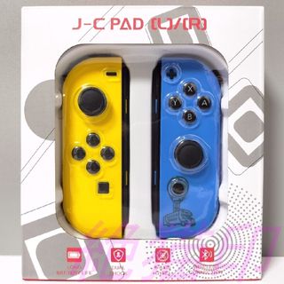 ニンテンドースイッチ(Nintendo Switch)の【新品】ジョイコン Joy-Con イエロー ブルー カスタム(家庭用ゲーム機本体)