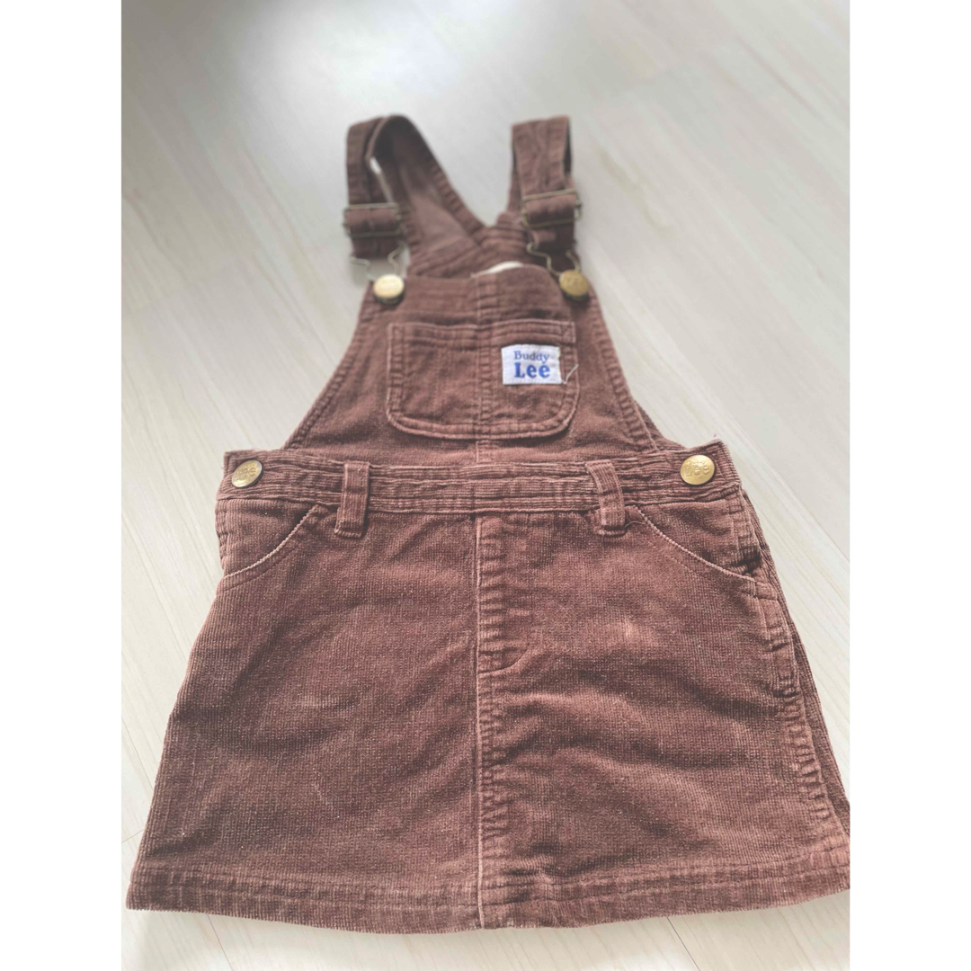 Lee(リー)のLee オーバーオール ワンピース キッズ/ベビー/マタニティのキッズ服女の子用(90cm~)(ワンピース)の商品写真