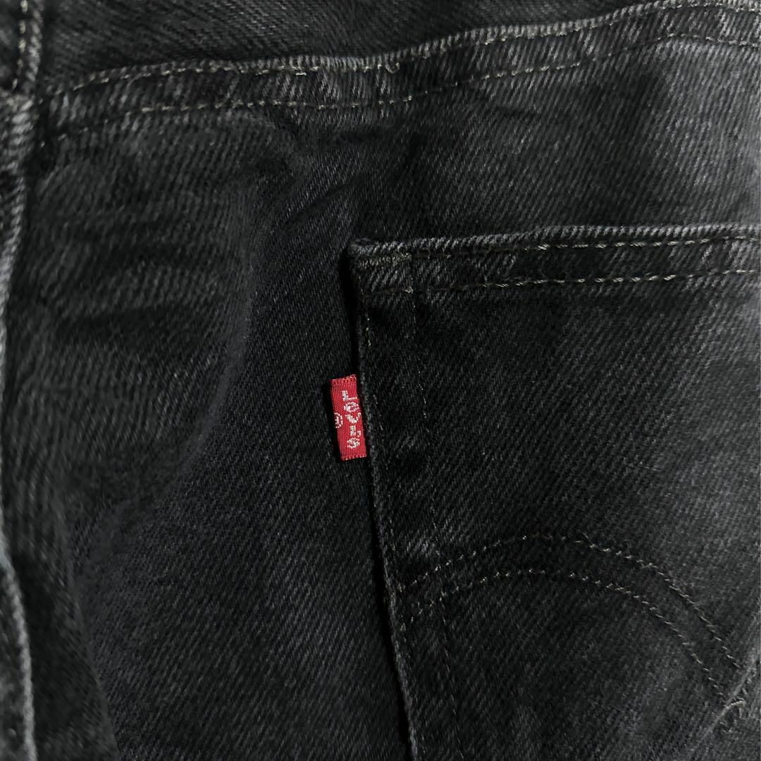 Levi's(リーバイス)のリーバイス デニム 550 ジーンズ ブラック リラックス パンツ USA古着 メンズのパンツ(デニム/ジーンズ)の商品写真