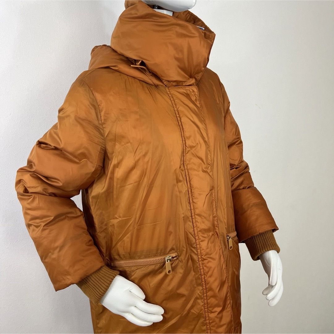 Max & Co.(マックスアンドコー)のマックスアンドコー EXTRA WARM レディース 中綿コートオレンジ XL レディースのジャケット/アウター(ダウンジャケット)の商品写真