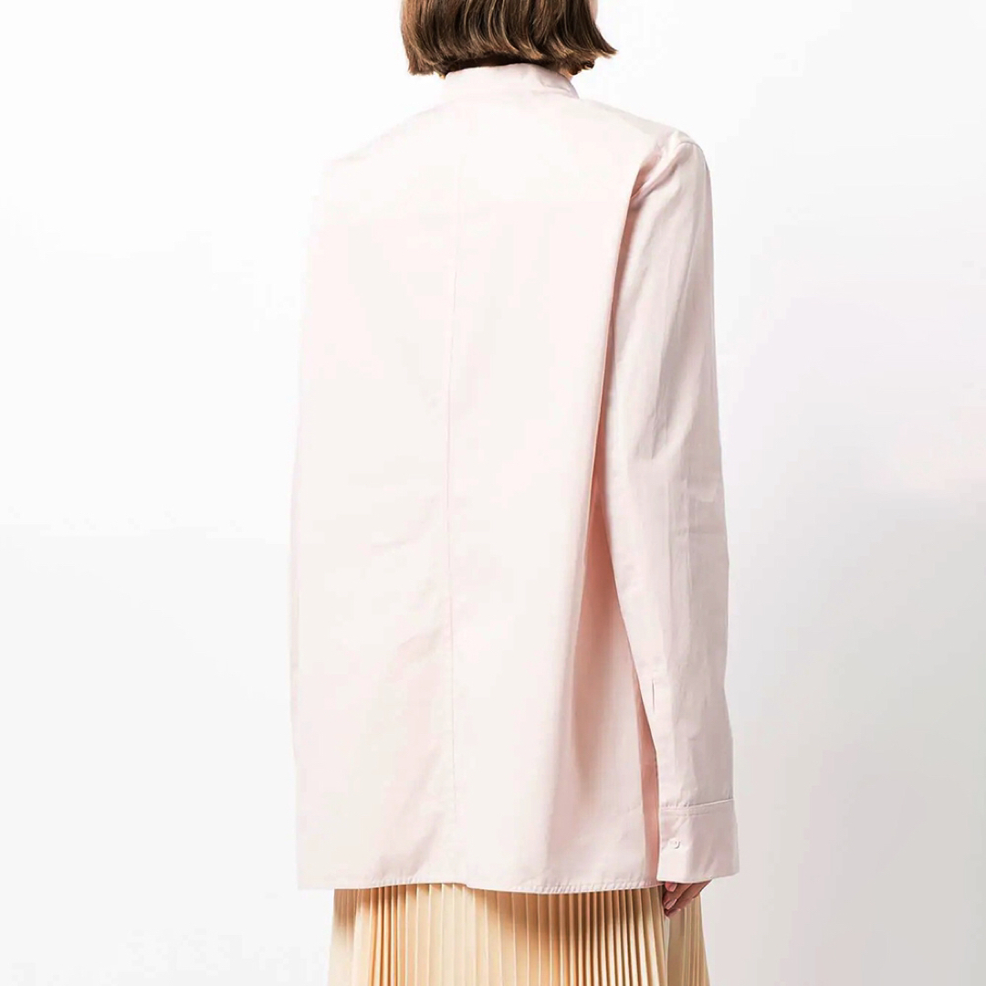 Jil Sander(ジルサンダー)のJIL SANDER／ジルサンダー／21SS／バンドカラーブラウス／シャツ レディースのトップス(シャツ/ブラウス(長袖/七分))の商品写真