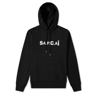 sacai - sacai x A.P.C. HOODIE TAIYO "Black"