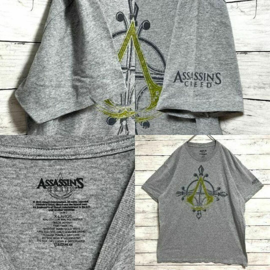 L47 US古着　Assassin's Creed　半袖Tシャツ　ゲーム　ロゴ メンズのトップス(Tシャツ/カットソー(半袖/袖なし))の商品写真
