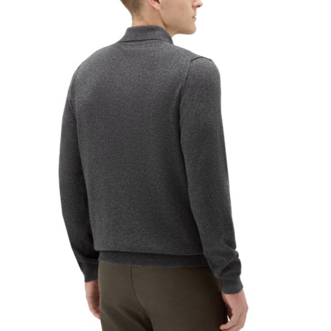 Woolrich ウールリッチ メリノウール ポロシャツ グレー Woolrich ウールリッチ メリノウール ポロシャツ グレー