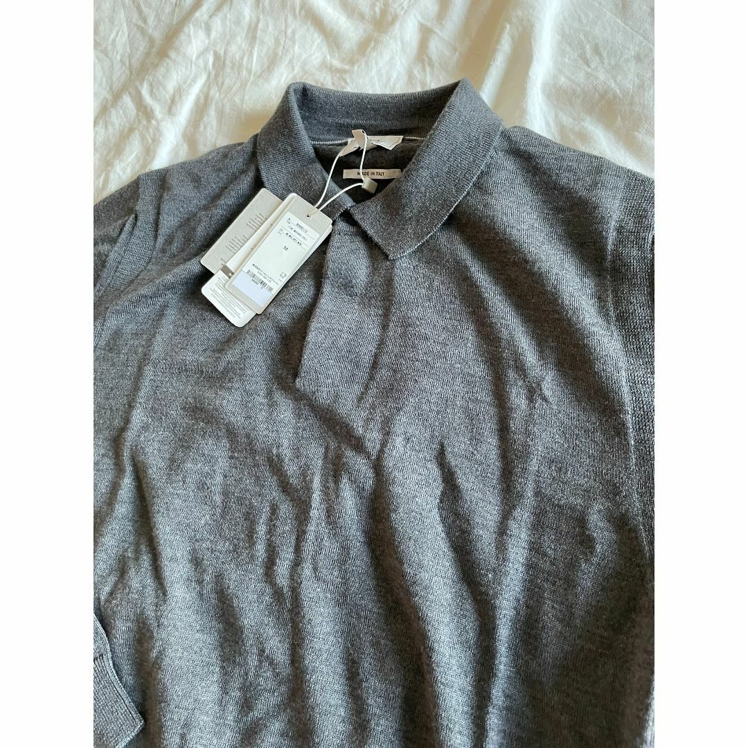 Woolrich ウールリッチ メリノウール ポロシャツ グレー Woolrich ウールリッチ メリノウール ポロシャツ グレー