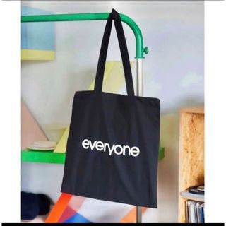 everyone nylon logo tote bag black 新品未使用