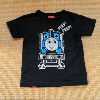 OJICO - オジコ　トーマス　Tシャツ 黒　4A 　中古　ブラック　機関車　新幹線　電車