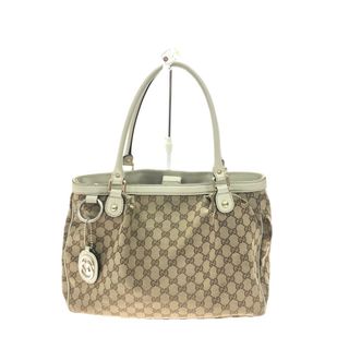 グッチ(Gucci)の▼▼GUCCI グッチ レディースバッグ スーキー ショルダートート インターロッキングG GGキャンバス 296835 ベージュ(トートバッグ)