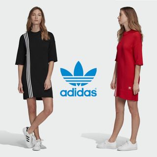 アディダス(adidas)の新品☆【adidas】セータードレス（ニットワンピース） アディダスオリジナルス(ミニワンピース)