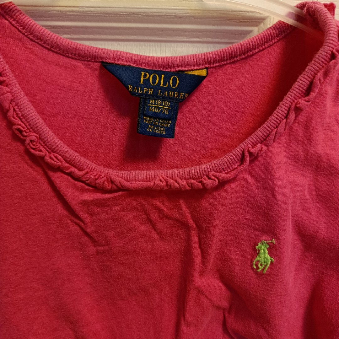 Ralph Lauren(ラルフローレン)の140 ラルフローレン　Tシャツ　双子 キッズ/ベビー/マタニティのキッズ服女の子用(90cm~)(Tシャツ/カットソー)の商品写真