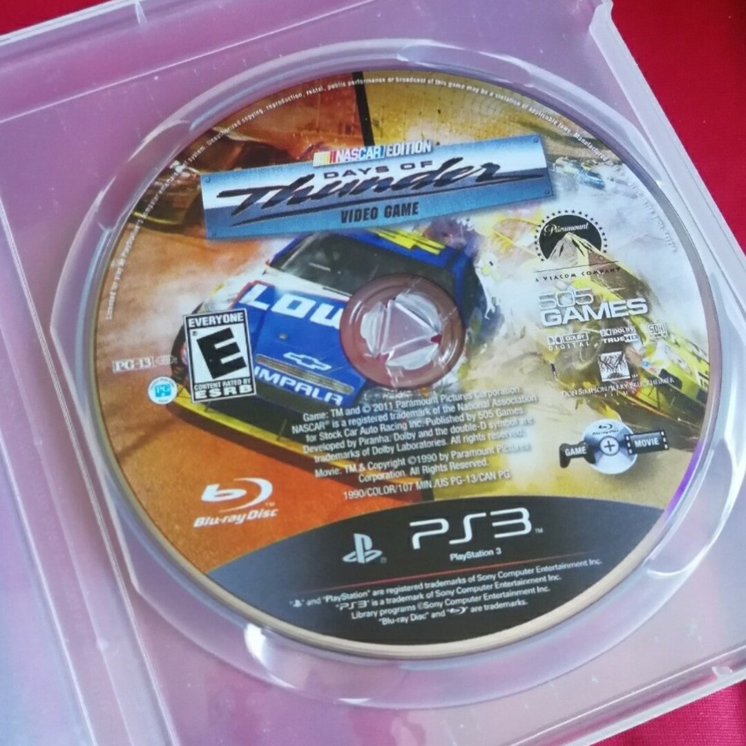 PlayStation3(プレイステーション3)のPS3 Days of Thunder NASCAR Edition エンタメ/ホビーのゲームソフト/ゲーム機本体(家庭用ゲームソフト)の商品写真