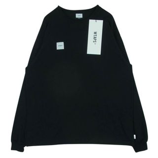 WTAPS ダブルタップス 長袖Ｔシャツ 20SS 201ATDT-CSM12 HOME BASE LS TEE ホームベース ロングスリーブ 長袖 Tシャツ ロンT カットソー ブラック系 03【中古】