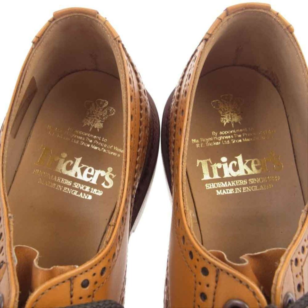 Trickers(トリッカーズ)のTricker's トリッカーズ その他靴 M5633 BOURTON ACORN ANTIQUE バートン ウィングチップ シューズ ブラウン系 8【極上美品】【中古】 メンズの靴/シューズ(その他)の商品写真