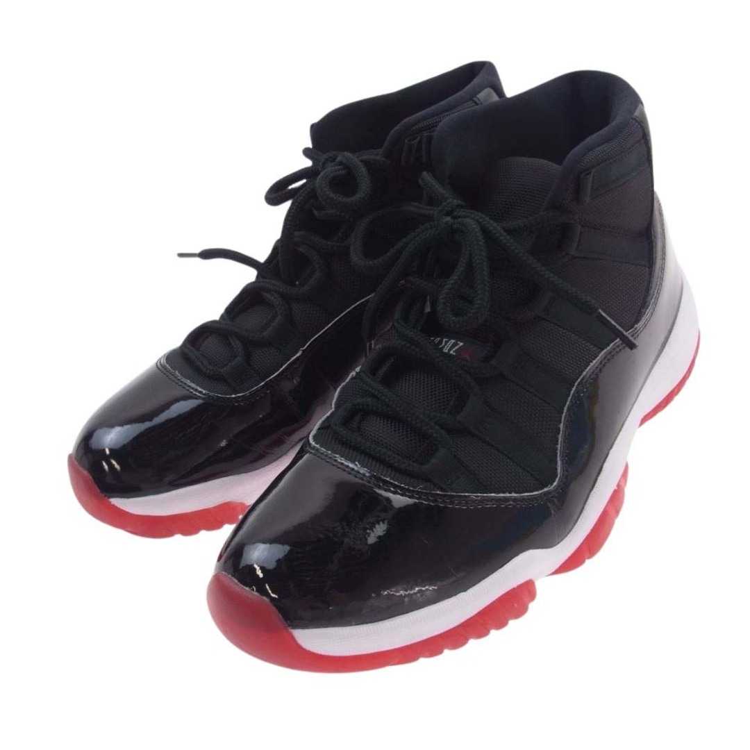 NIKE(ナイキ)のNIKE ナイキ スニーカー 378037-061 AIR JORDAN 11 RETRO  エアジョーダン11 レトロ ブレッド ハイカット スニーカー 28.5cm【美品】【中古】 メンズの靴/シューズ(スニーカー)の商品写真