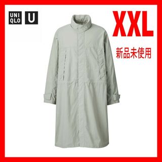 ユニクロ(UNIQLO)のXXL【新品未使用】ユニクロU ライトウェイトコート GRAY(ステンカラーコート)