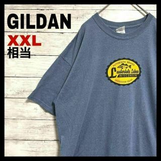 ギルタン(GILDAN)のg38 US古着 ギルダン 半袖Tシャツ lauderdale lakes 魚(Tシャツ(半袖/袖なし))