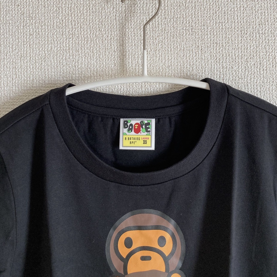 A BATHING APE(アベイシングエイプ)の新品 エイプ A BATHING APE Tシャツ XS 160 キッズにも レディースのトップス(Tシャツ(半袖/袖なし))の商品写真