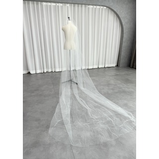 ヴェラウォン VERA WANG BRIDE ウェディングドレス アイボリー ホワイト 白 ファーストオーナー ロングベール ヴェール(ウェディングドレス)