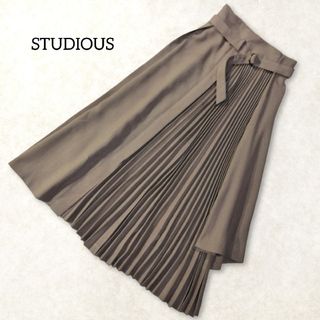 ステュディオス(STUDIOUS)のステュディオス ✿ STUDIOUS アシンメトリー プリーツ スカート 変形(ロングスカート)