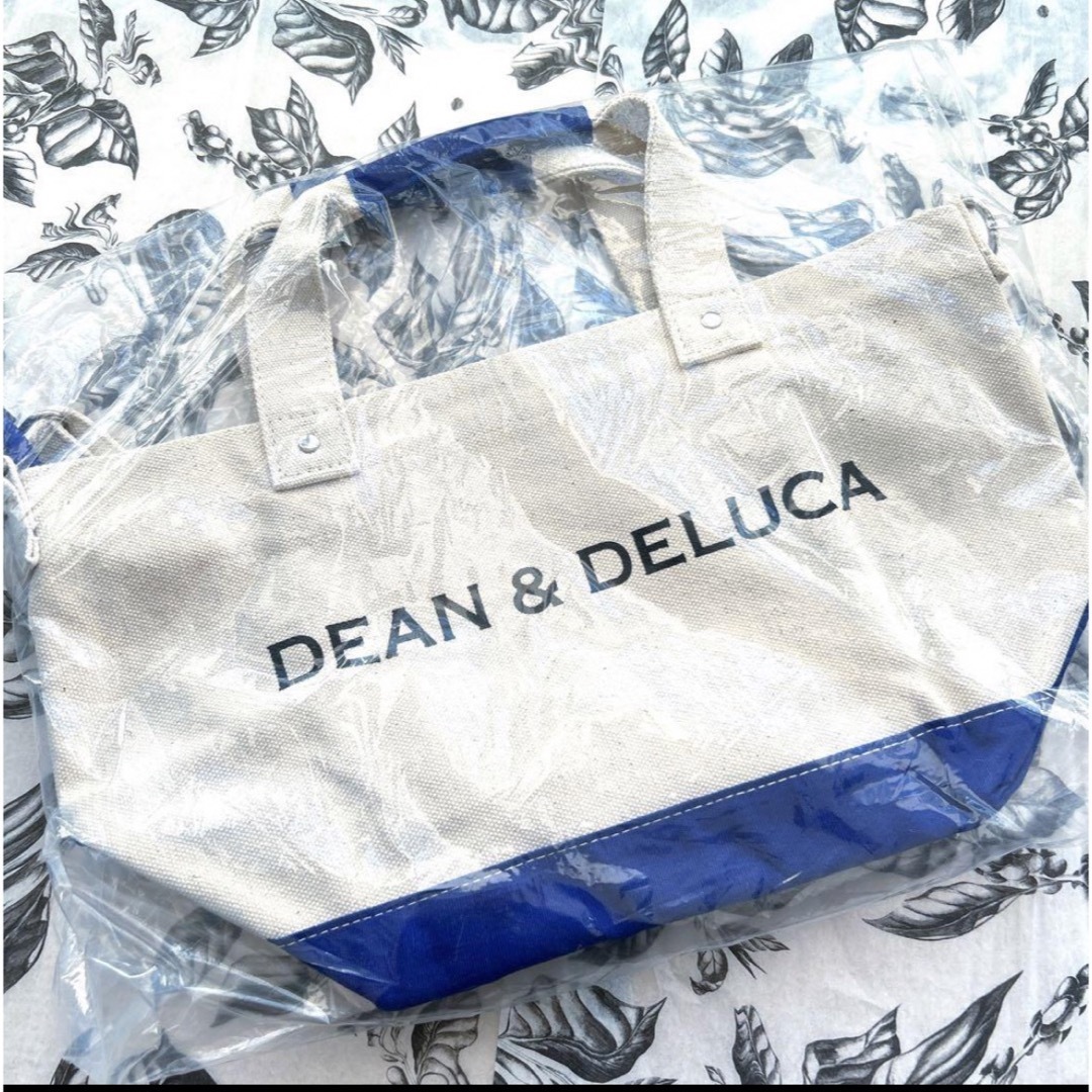 DEAN & DELUCA(ディーンアンドデルーカ)の新品未使用 ＊ DEAN&DELUCA ２WAYトートバッグ  ブルー レディースのバッグ(トートバッグ)の商品写真