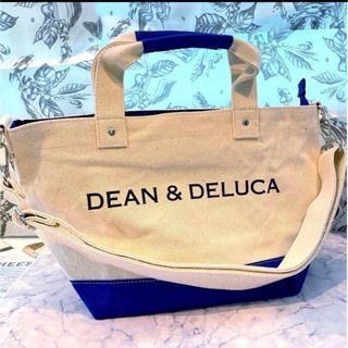 ディーンアンドデルーカ(DEAN & DELUCA)の新品未使用 ＊ DEAN&DELUCA ２WAYトートバッグ  ブルー(トートバッグ)