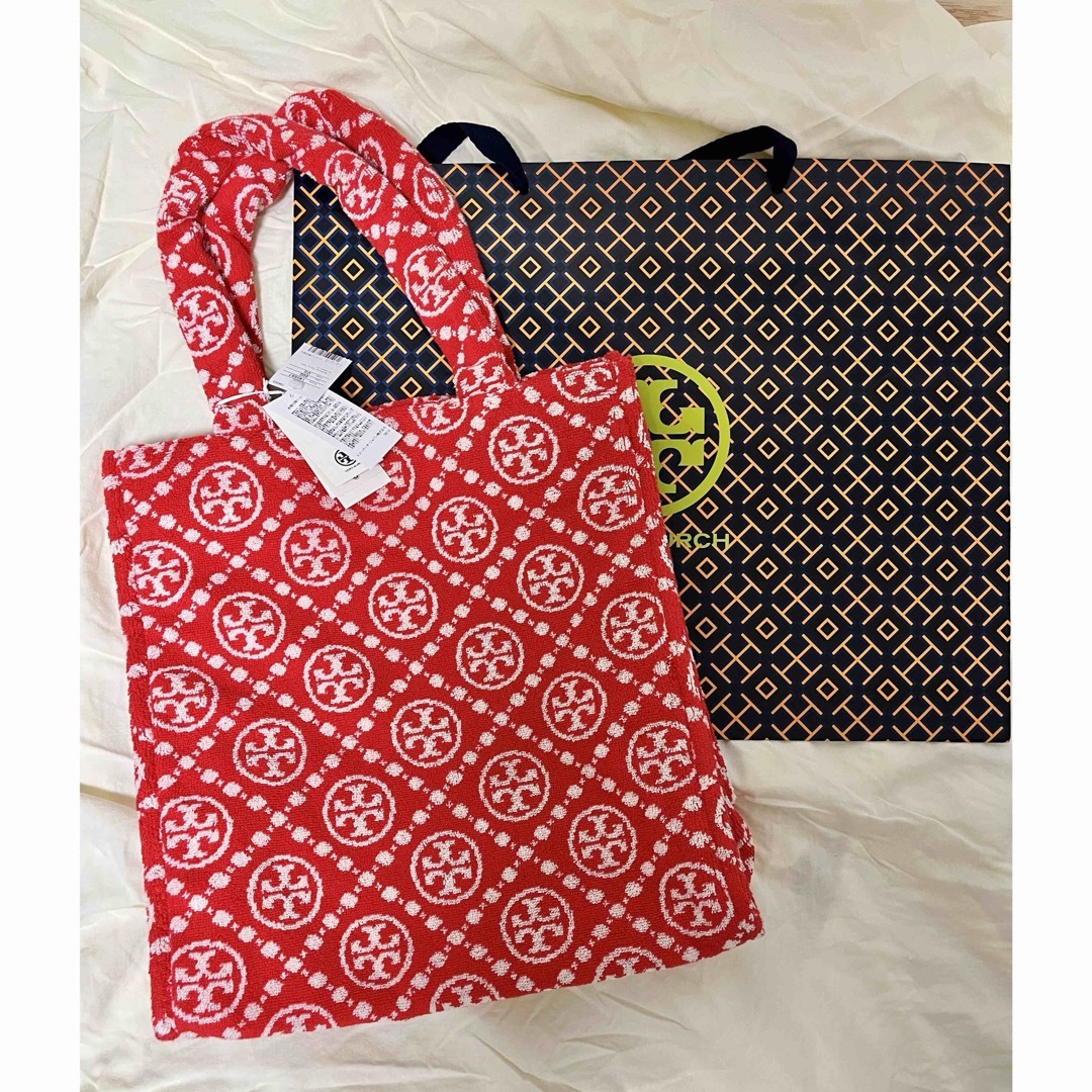 Tory Burch(トリーバーチ)のトリーバーチ　Tモノグラムテリートートバッグ レディースのバッグ(トートバッグ)の商品写真