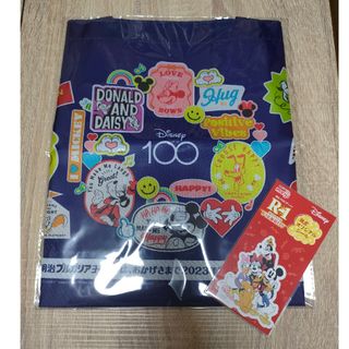 meiji 明治 ディズニー オリジナルエコバッグ&シール 未開封品