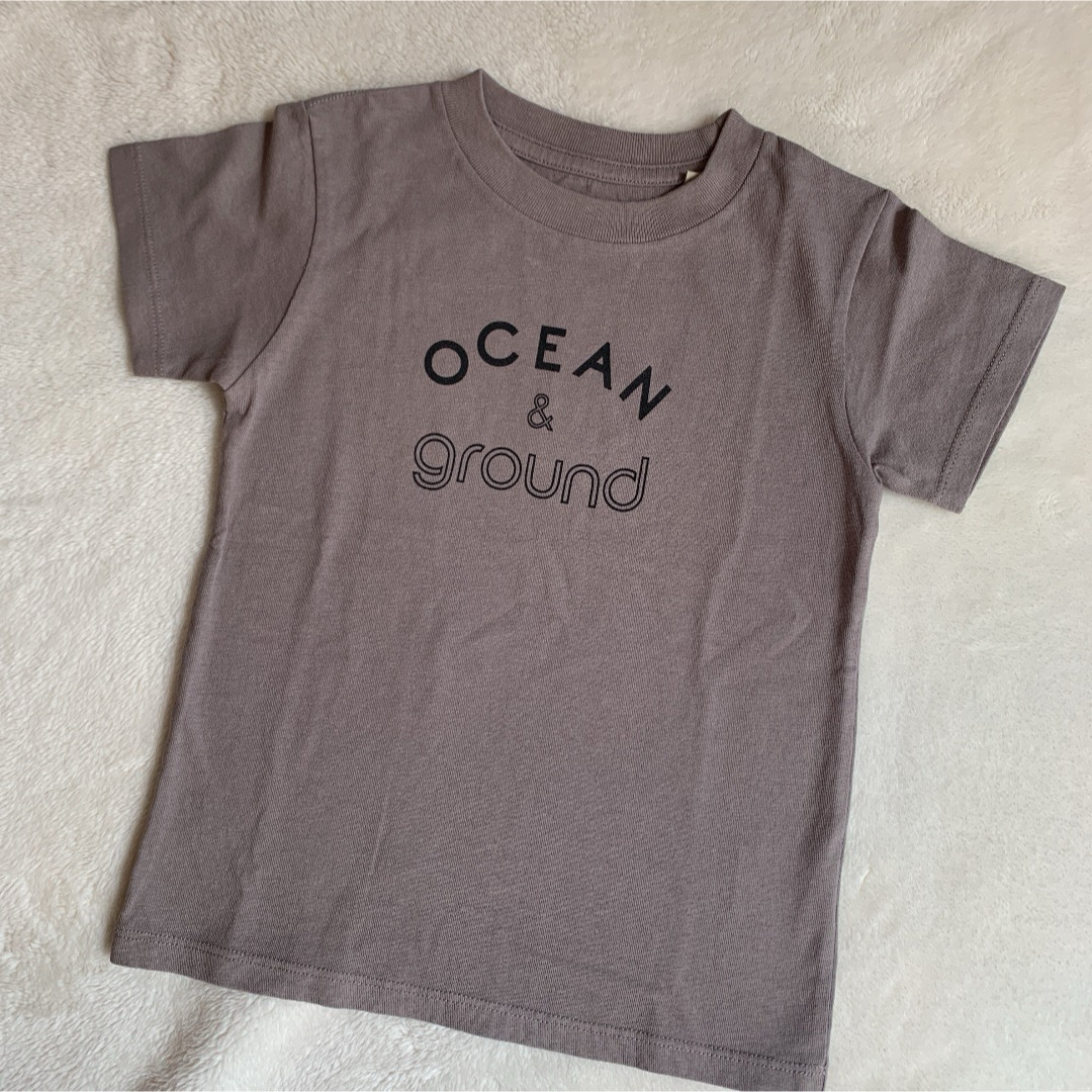 OCEAN&GROUND(オーシャンアンドグラウンド)の未使用✨オーシャン&グラウンド　ロゴTシャツ　110 キッズ/ベビー/マタニティのキッズ服男の子用(90cm~)(Tシャツ/カットソー)の商品写真