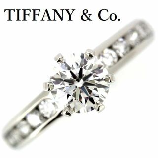 ティファニー(Tiffany & Co.)のティファニー ダイヤモンド 0.78ct F-VS1-3EX リング Pt950(リング(指輪))