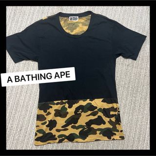 アベイシングエイプ(A BATHING APE)のエイプ　レディース　チュニック　ワンピース　Tシャツ(ひざ丈ワンピース)