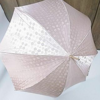 ニナリッチ(NINA RICCI)のニナリッチ　晴雨兼用　日傘　長傘　鳥柄　ロゴ　ピンク(傘)