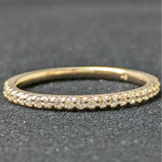 サマンサティアラ(Samantha Tiara)の879 サマンサティアラダイヤリングK18PGピンクゴールド0.12ct7号(リング(指輪))