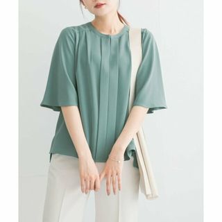 アーバンリサーチロッソ(URBAN RESEARCH ROSSO)の【GREEN】ウォッシャブルフレアスリーブタックブラウス(シャツ/ブラウス(長袖/七分))