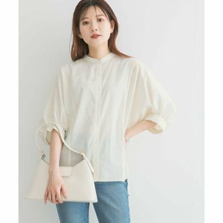 アーバンリサーチロッソ(URBAN RESEARCH ROSSO)の【off】『一部WEB限定カラー』『UR TECH Smart Linen Touch』袖ボリュームシャツ(シャツ/ブラウス(長袖/七分))