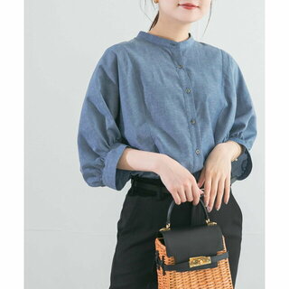 アーバンリサーチロッソ(URBAN RESEARCH ROSSO)の【chambray】『一部WEB限定カラー』『UR TECH Smart Linen Touch』袖ボリュームシャツ(シャツ/ブラウス(長袖/七分))