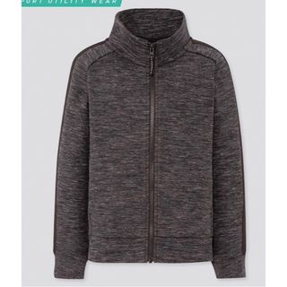 ユニクロ(UNIQLO)のドライストレッチスウェットフルジップブルゾン 新品 Darkgray ユニクロ(ジャケット/上着)