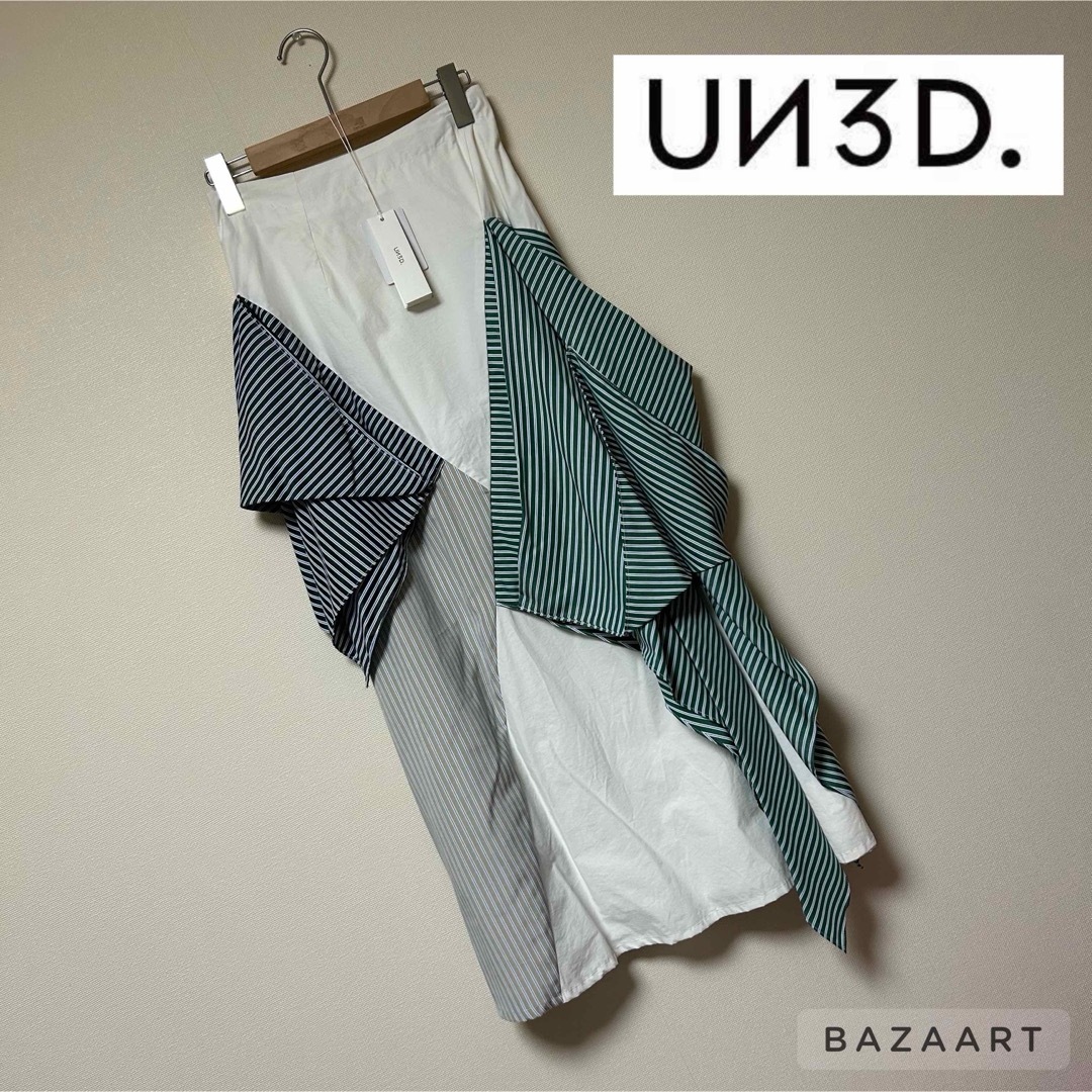 UN3D.(アンスリード)のUN3D.♡ORIGAMI SK 38 レディースのスカート(ロングスカート)の商品写真