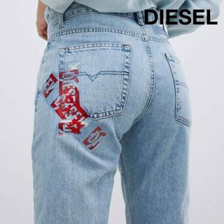 ディーゼル(DIESEL)のDIESEL NEEKHOL デニムパンツ ロゴ ストレートデニム ジーンズ(デニム/ジーンズ)