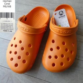 クロックス(crocs)のCrocs Cayman M6/W8 24cm-25cm USA製 希少(サンダル)